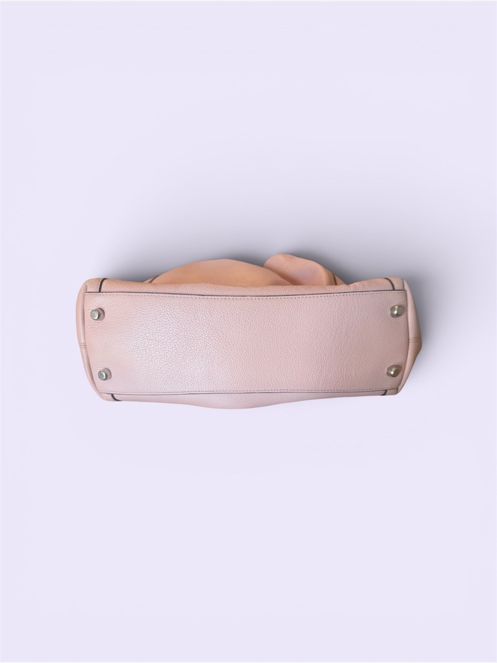 Coach Pebbled Leather Shoulder Bag in Blush Peach - Picture 4 of 6